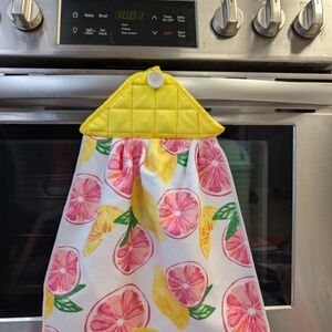 Vibrant Lemon and Citrus Kitchen Towel